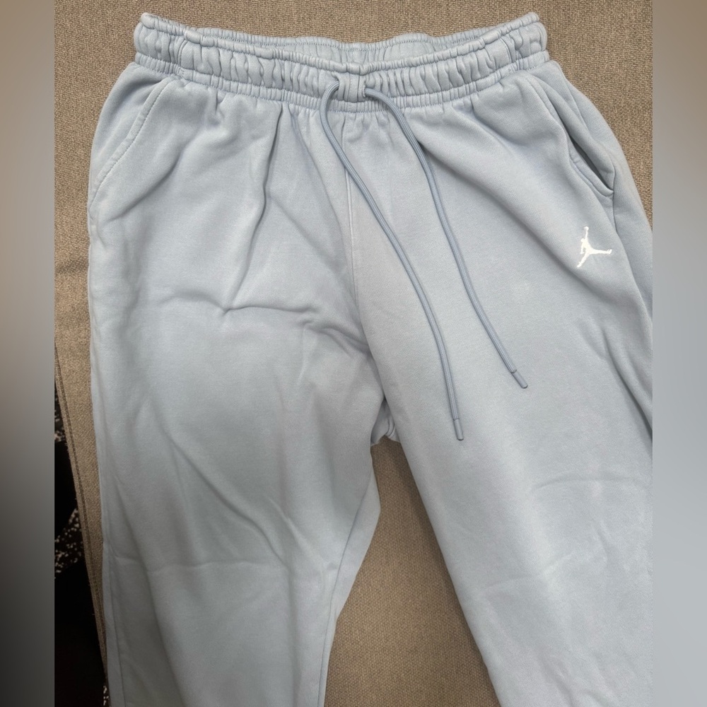 Men's Nike Jordan Brooklyn Blue Jogger Pants - Picture 5 of 9